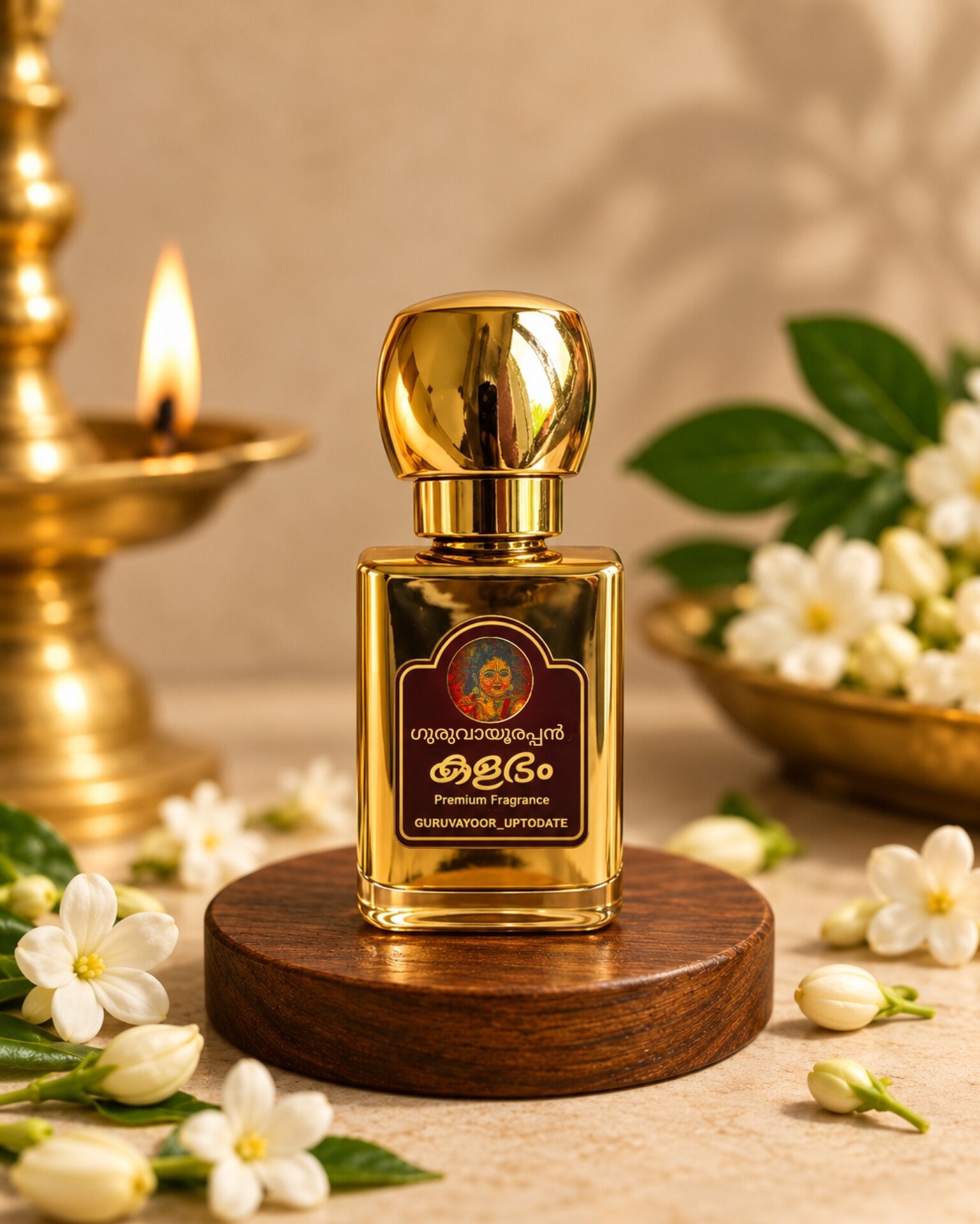 Guruvayoorappan ‘KALABHAM’ Premium Fragrance – Roll-On
